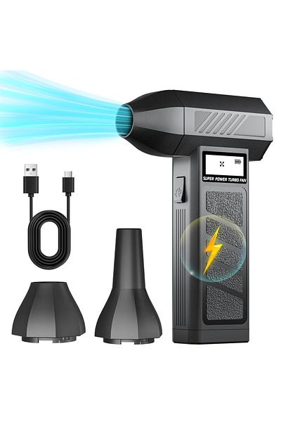 Choice 5000mAh Violent fan 2025 New Turbo Jet Fan Electric Air Duster Portable Cleaning Blower Tool Car Blo