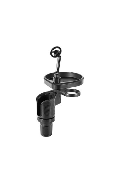 Choice BLACK 4 In 1 Car Magnetic Phone Holder Cup Holder With Table Tray 360 Degree Adjustable Base Auto In