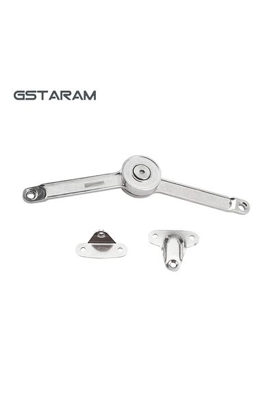 Choice 2 PCS Cabinet doors support hinge Hydraulic Randomly Stop Hinges Adjustable strength rise and fall A