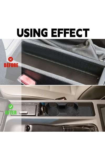 Choice 1PCS 1/2PCS Dual Cup Holder Driver Seat Storage Box Suitable For BMW E36 Car Interior Accessories Cu