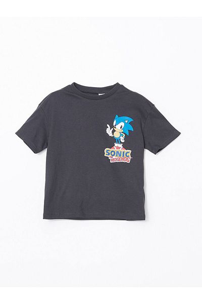 LC Waikiki Lcw Kids Sonic Printed Boys T-Shirt and Shorts 2-Piece