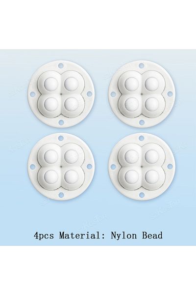 Choice Nylon white 4pcs 4Pcs Non Punching Adhesive Furniture Ball Universal Pulley Household Mobile Base Ac