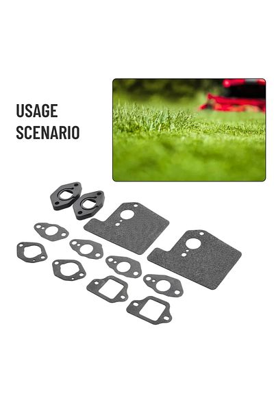 Vibra Tite 2 Sets GCV135 Carburetor Insulator Gasket Asbestos-free For Honda GCV190 GSV190 GCV160A Engine Ga...