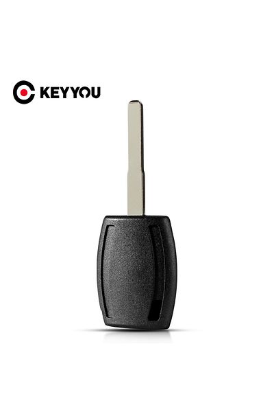 KEYYOU 10pcs Transponder Remote Key Shell Uncut HU101 Blade Blank Case For Ford Fiesta Mondeo Foc...