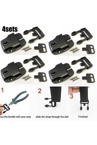 Choice 4 Set Spa Hot Tub Cover Broken Latch Repair Kit Clip Lock With Key And Hardware Replaces Missing ...