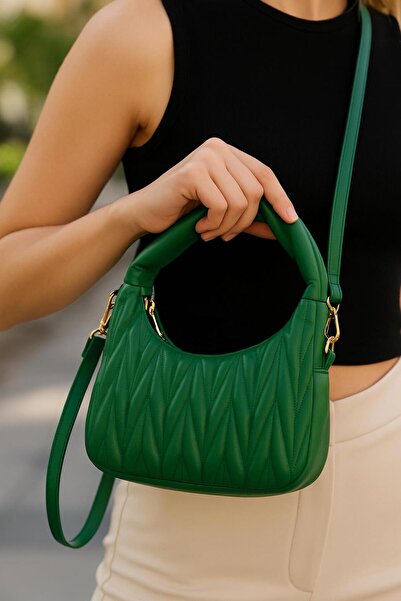 Timeless Kadın Omuz ve Kol Çantası – Yumuşak Dokulu, Fermuarlı