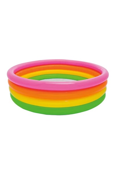 rexa 4-Ring Inflatable Swimming Pool – Portable, Lightweight & Uniquely Designed (168x46cm)