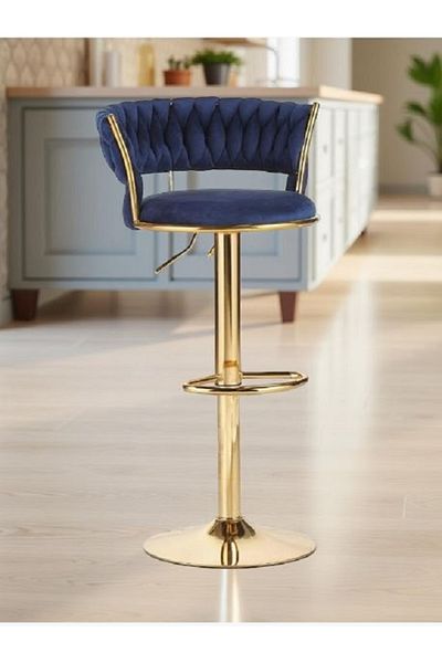 rexa Gold Steel Piston Counter Bar Stool