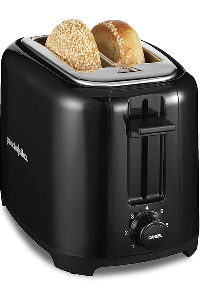 Olympia 2-Slice Extra-Wide Slot Toaster with Cool Wall, Shade Selector, Toast Boost, Auto Shut-off and Cance