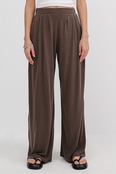 Addax Wide Leg Modal Trousers Pn18153