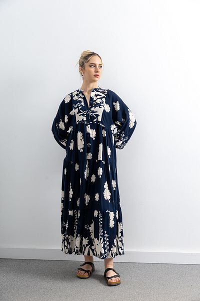 TUĞBA ERGÜL Buttoned Women's Viscose Dress