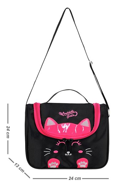 çantamgelsin Licensed Quilted Cat Patterned Thermal Lunchbox