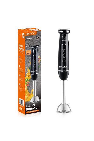 HALEY 1200W Vertical Blender with Stainless Steel Blades, 2 Speeds, Silent Motor, Anti-Slip Handle