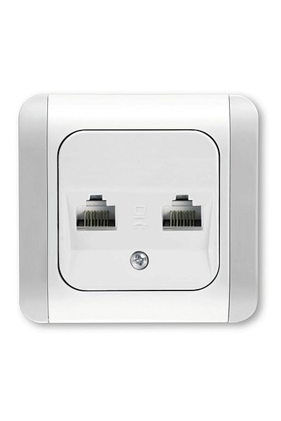 Viko by Panasonic Double Socket RJ 45 CAT 6 Kardelen