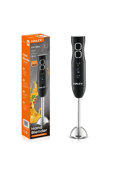 HALEY Vertical Blender 1200W, Stainless Steel Blades, 2 Speeds, Silent Motor, Non-Slip Handle