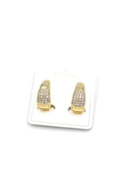 Rasanet Jewelled Drop Earrings - Gold
