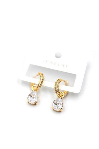 Rasanet Drop Earrings - White