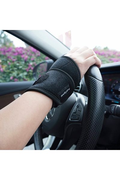 AceSpear Set of 2 wrist bandages AceSpear, textile, adjustable, black