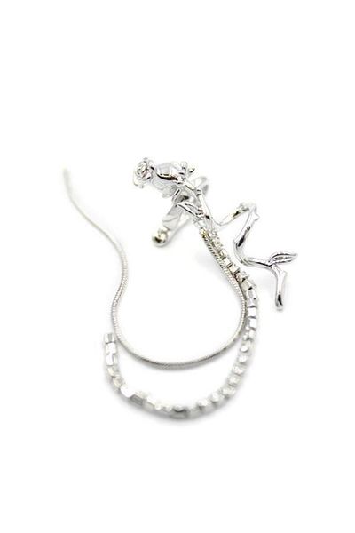 Rasanet Rose Cartilage Earrings - Silver