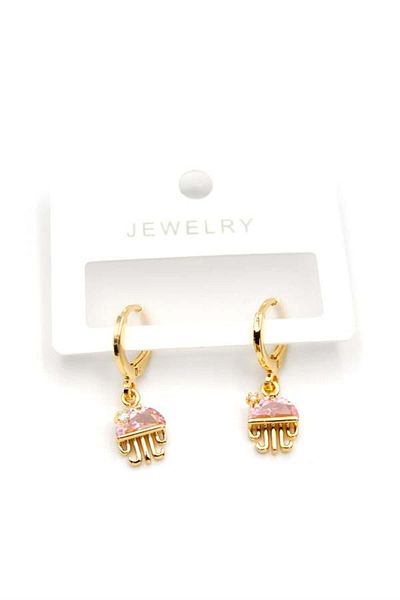 Rasanet Jellyfish Earrings - Gold
