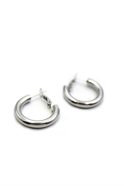Rasanet Hoop earrings - 2 cm - silver