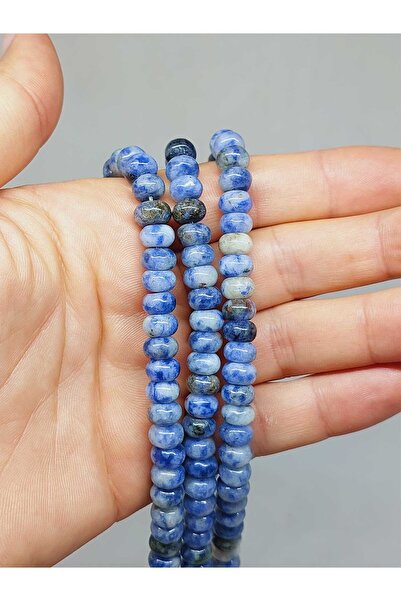 Yasamtohumu Σειρά κοπής με ροδέλα πέτρας Sodalite 5x8mm (54318)