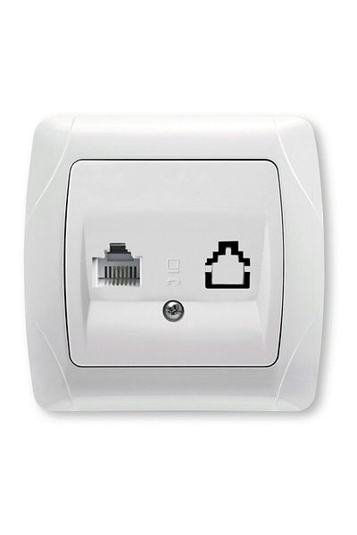 Viko by Panasonic Carmen RJ11 Phone Socket (White)