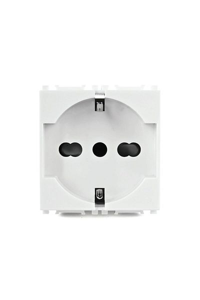 Viko by Panasonic Universal Outlet Italy + Germany Modular White