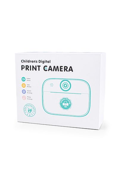 Hurtel Mini thermal printer for kids with camera and camcorder - purple