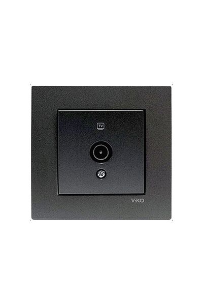 Novella TV Socket Smoky Without Frame