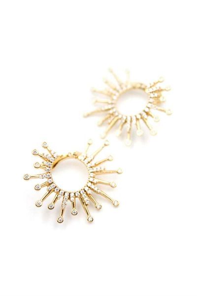 Rasanet Jewelled Earrings - Rose