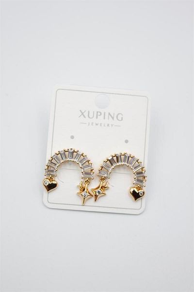 Rasanet Rainbow Stone Earrings - Gold