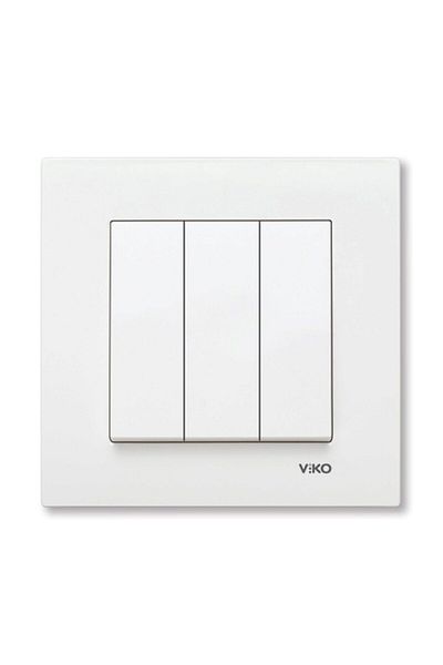 Viko by Panasonic Triple Switch Viko Karre White