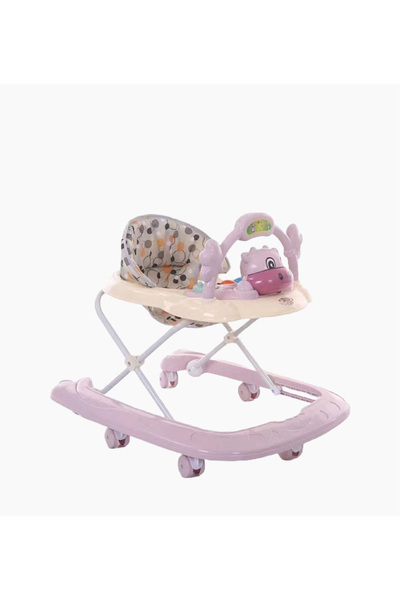 rexa مشاية أطفال بمقبض دفع وإطار قابل للطي للأطفال من عمر 0 إلى 3 سنوات