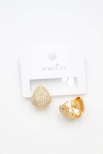 Rasanet Jewelled Drop Earrings - Gold