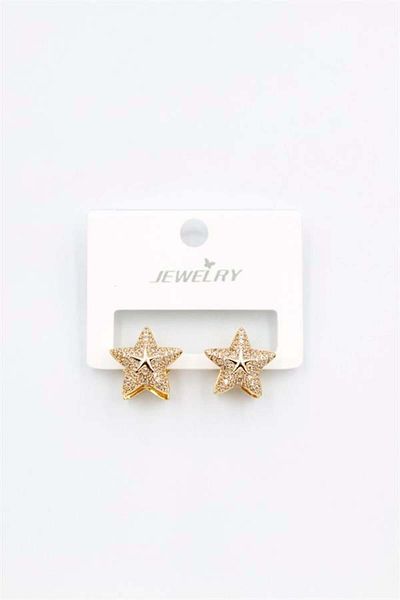 Rasanet Star Earrings - Gold