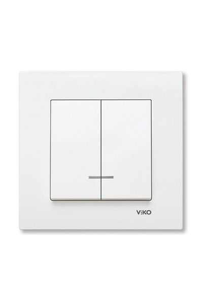 Viko by Panasonic Switch with LED Viko Karre White