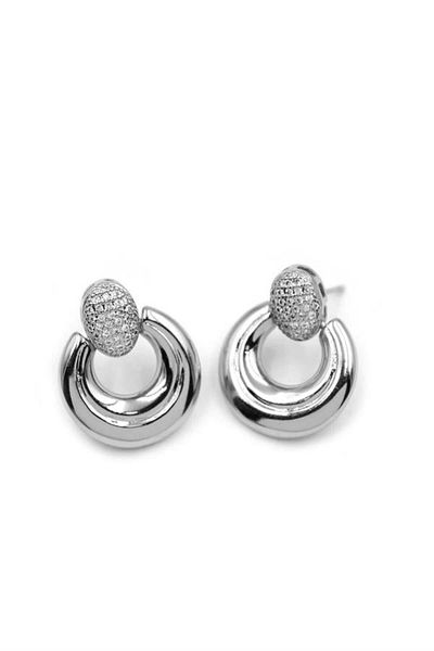 Rasanet Hoop Earrings - Silver
