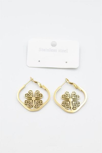 Rasanet Flower Earrings - Gold