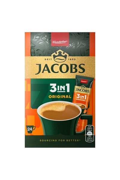 Jacobs 3in1 Original, 24 plicuri*12,6g