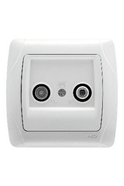 Viko by Panasonic TV + Satellite Socket, Pass-Through, 12dB