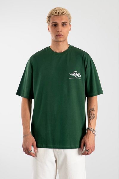 UKHWD SUPPLY Ukhwd Heritage Oversize Green Men's T-Shirt