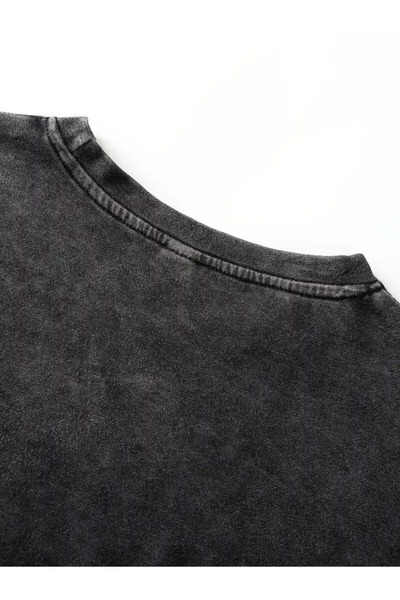 Touz Moda Cat's Daily Printed Washable Vintage Unisex Oversize T-Shirt