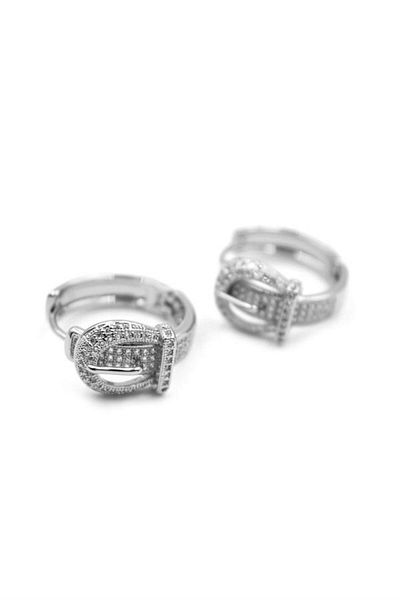Rasanet Belt Earrings - Silver