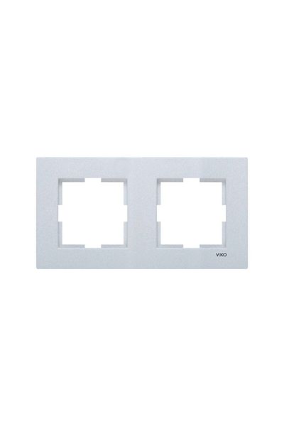 Viko by Panasonic Frame 2 Posts Novella Silver