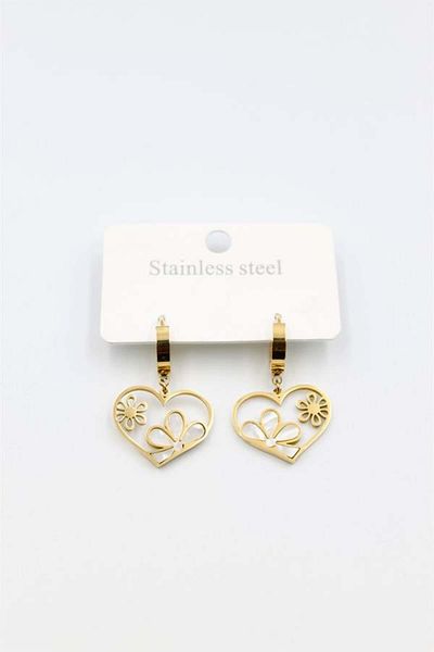 Rasanet Flower Earrings - Gold