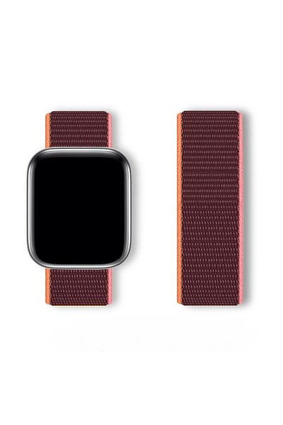 Hurtel Sport Loop Strap for Apple Watch 42/44/45/46/49 - Red