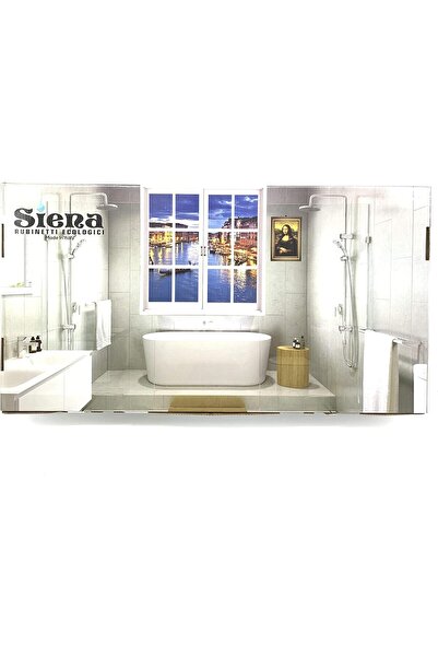 Siena Full Luxury Shower Set with Faucet (Round Shower Heads) (Gold Coating)