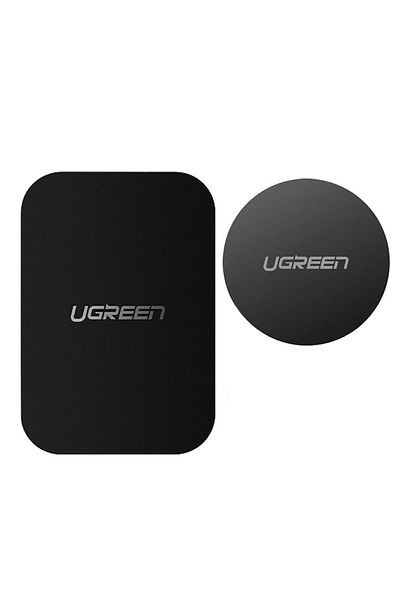 Ugreen Metal plates for magnetic phone holders SET 2 pcs - black