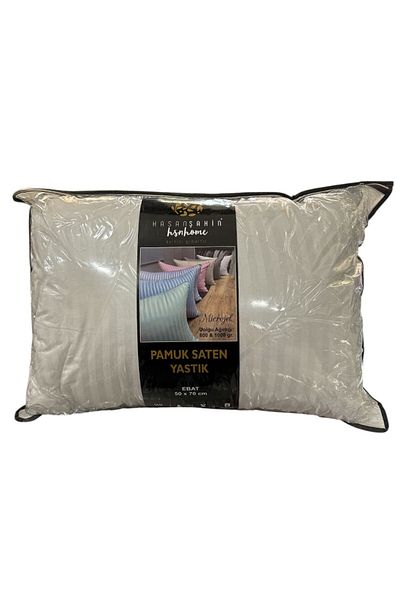 HSN HOME Microgel Filled Cotton Satin Pillow